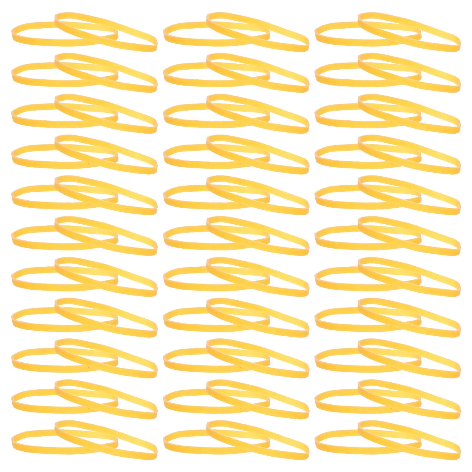 

300 шт. больших широких желтых резинок для бумаг, толстые, высокоэластичные, для офиса, для книг, папок, органайзеров, переплетных лент