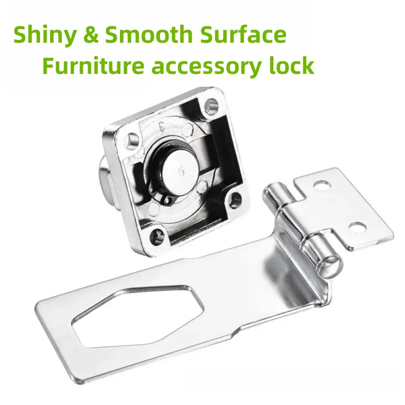 1/2sets Knob style furniture safety lock, suitable for cabinets, drawer locks, hardware accessories with keys and screws