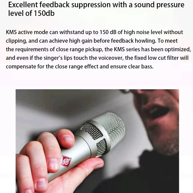 Original Brand KMS105 Microphone Condensador Supercardioid Vocal Performance Professional TLM105 Karaoke Condenser Microphone