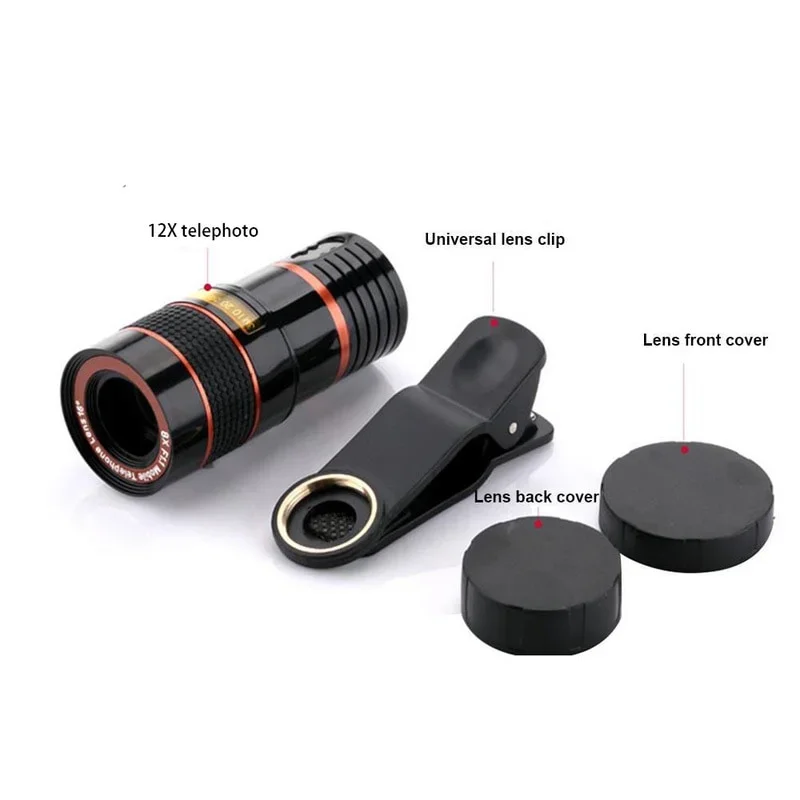Lente Zoom 8x Óptico Externo para Móvil – Observación HD - imagen 5