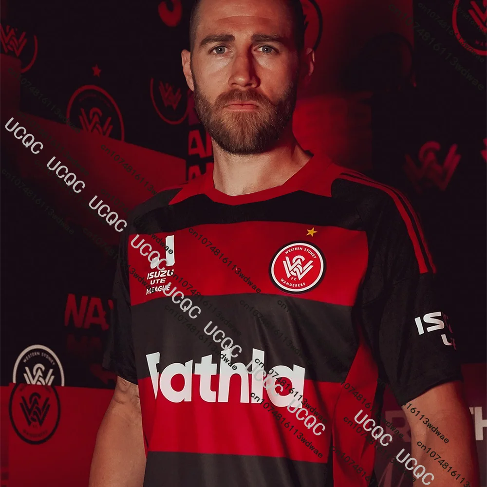 

Australia 25/26 New Super Football Jersey Sydney Wanderers 3D Printed Quick-dry Soccer T-Shirts Men's Sports Training Jerseys