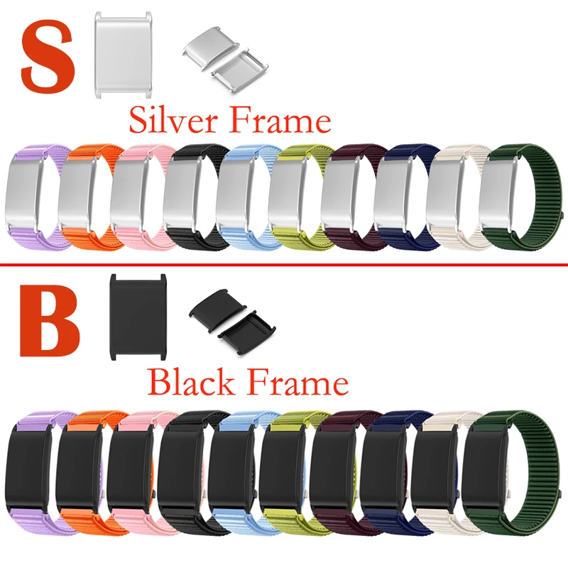 Cinturino in nylon per WHOOP 5.0/MG Bracciale di ricambio regolabile per WHOOP 4.0/5.0/MG Band Accessori Donna Uomo Polsino