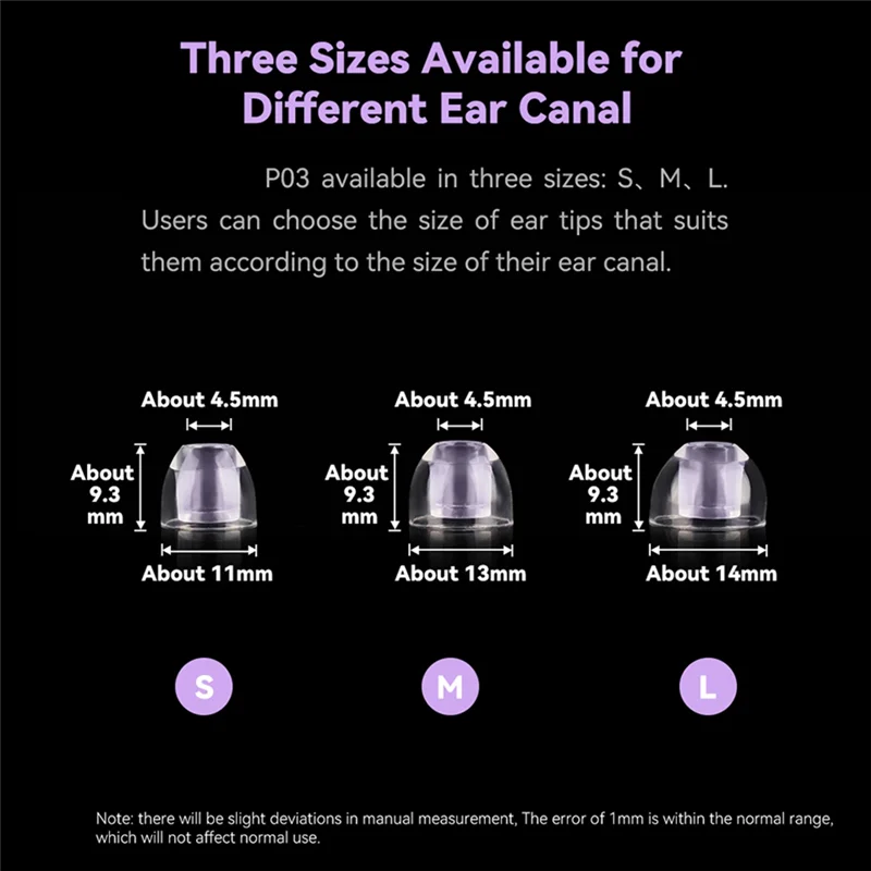 -BOFF لـ NICEHCK P03 أطراف أذن من السيليكون السائل الشفاف ملحقات أطراف أذن ناعمة وآمنة لإلغاء الضوضاء لـ NX8 Que Cantor IEM