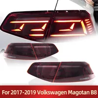 Car Led Headlight For Volkswagen Magotan B8 2017-2019 Tail Lamp Assembly Refitted Led Running Light Streamer Steering Lamp