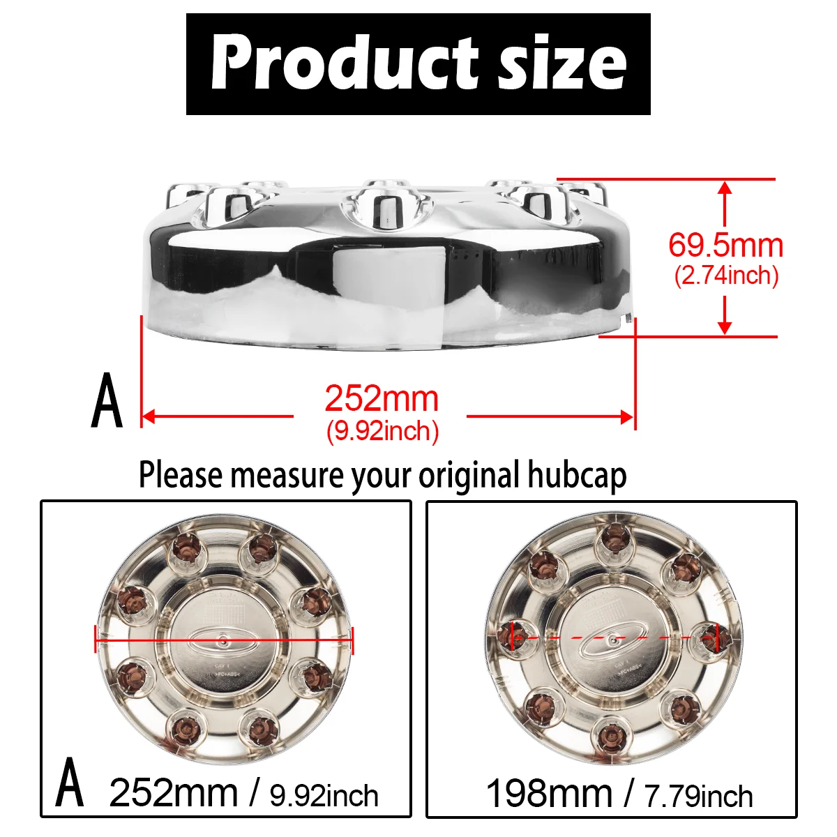 Rheedal 1Pc OD 252mm/ 9.92