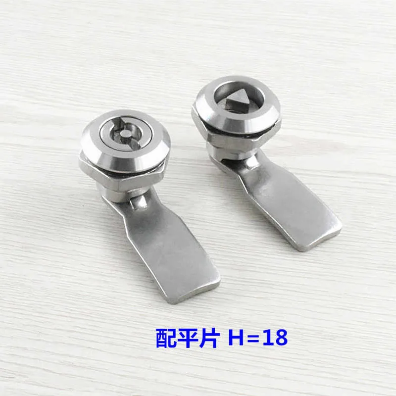 1PCS MS705 304 Stainless Steel Tongue Lock Triangle/Word Lock Distribution Box Switch Cabinet Industrial Cabinet Lock Accessorie
