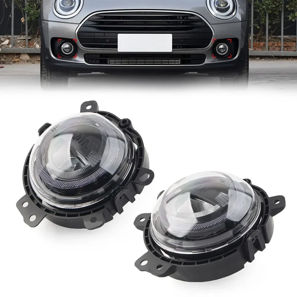 White LED Fog Lamp Fog light Replacement Parts Daytime Running Lights 63177497767,63177497768 For MINI Cooper F55 F56 F57 14-20