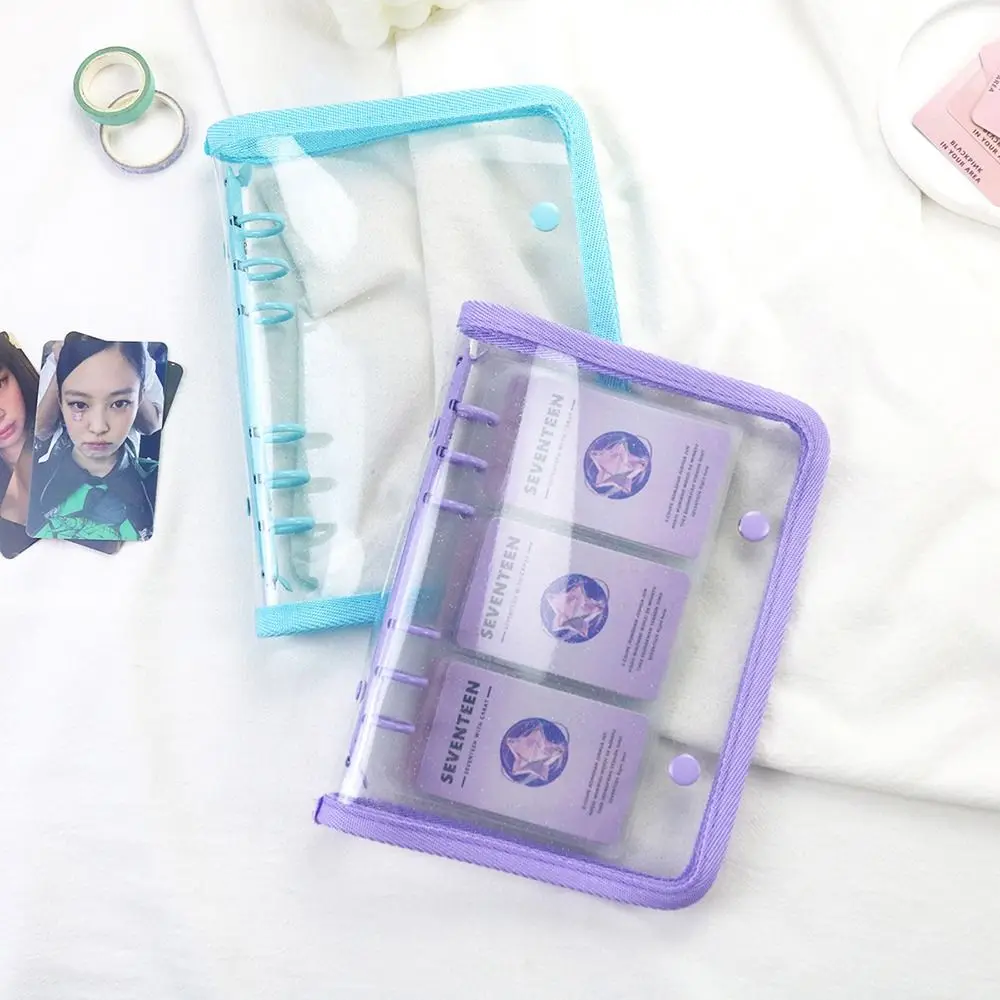 Train Ticket Mini Storage Album Cover Cute Waterproof Photo Card Holder PVC Without Inner Pages Photocards Collect Book Girl