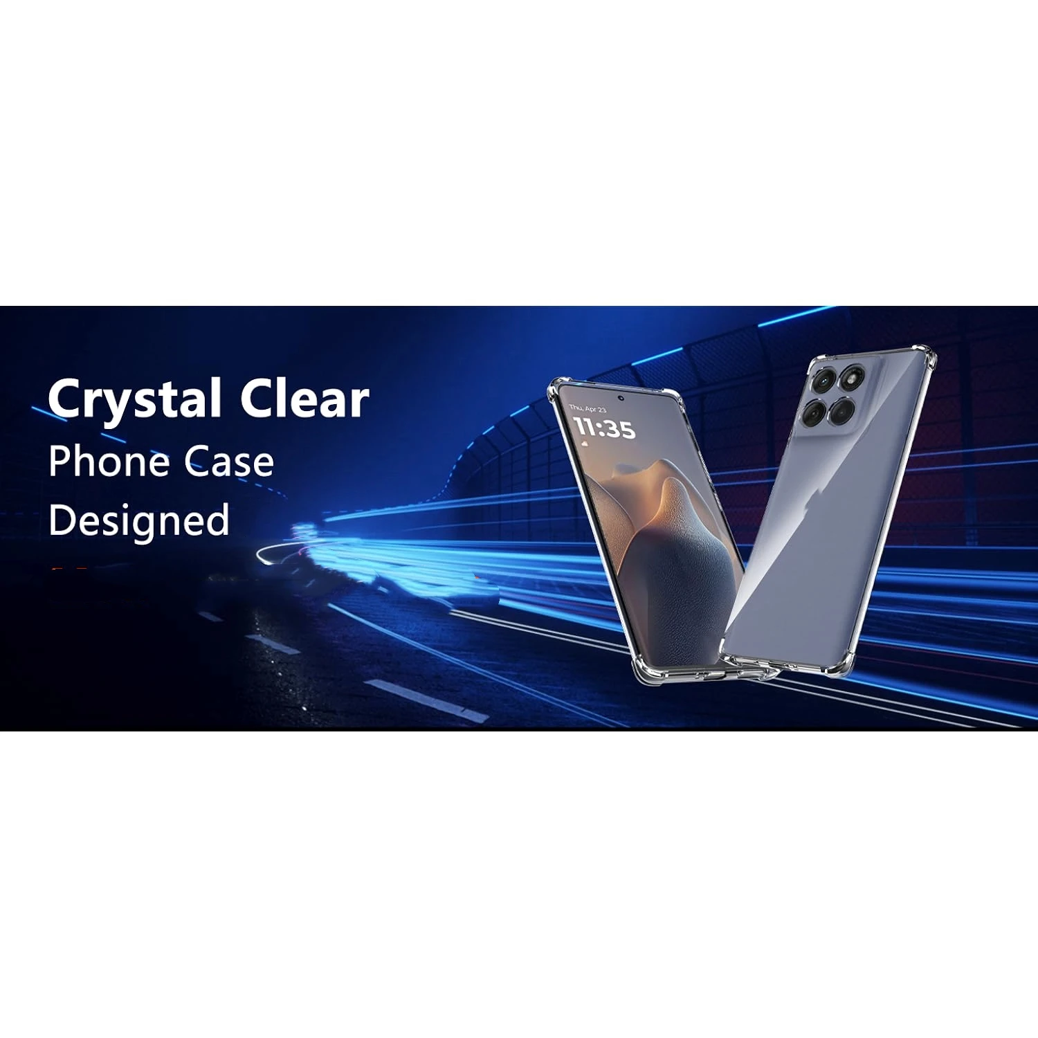 Transparente TPU stoßfeste Schutzhülle für Motorola Moto Edge60 Pro/Edge 60/Edge60 Fusion/Edge 5G 2024/Edge 5G 2025 – Detail 4