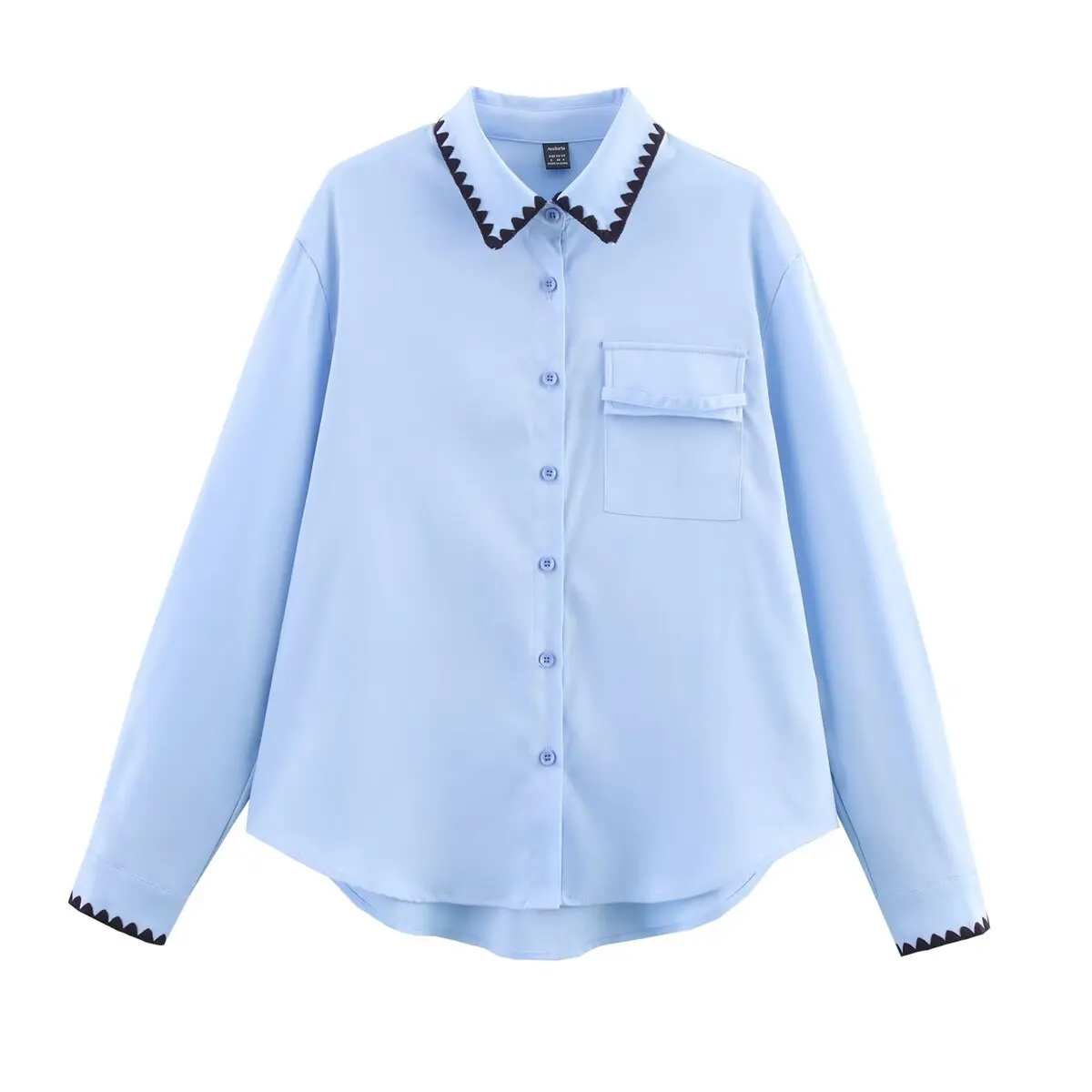 

Simple Vintage Loose Single Breasted Lapel Blouse Autumn Women Shirts Blouse Chic Blusas Mujer Long Sleeved Casual Shirt