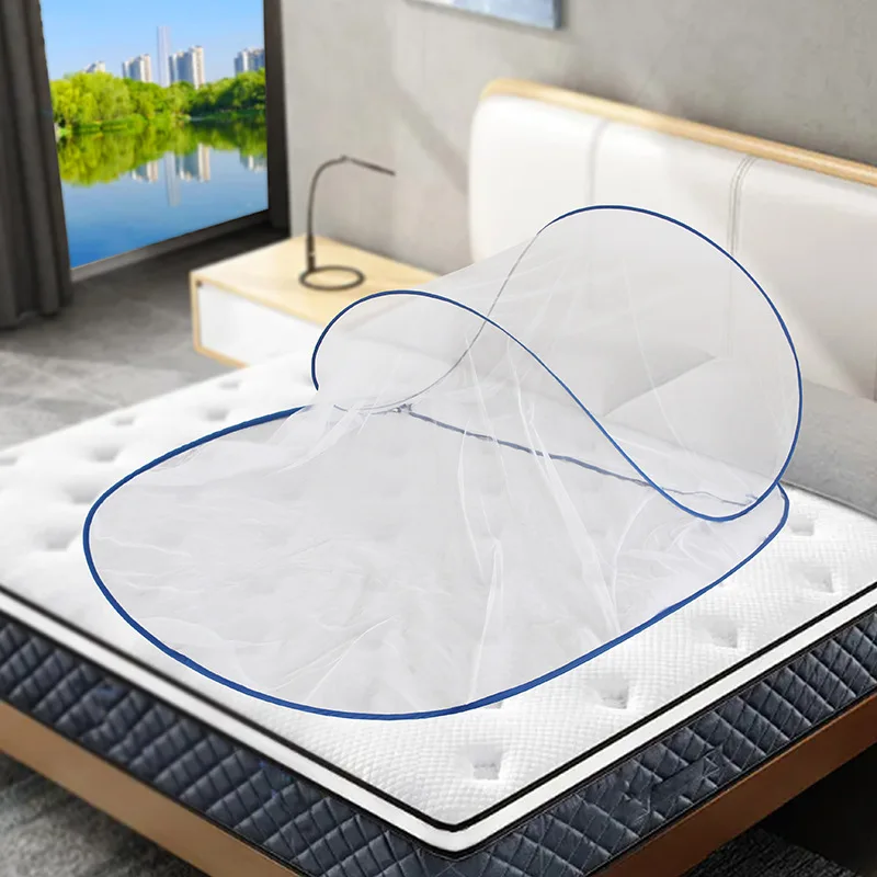 Adjustable Mosquito Net Bed Large Folding For Single Bed Mosquitoes Protection Outdoor Bed Anti Mosquito Equipment Portable Net.