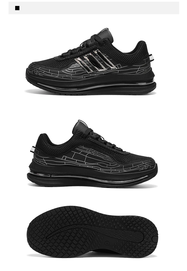 Modische Herren-Freizeitsneaker, atmungsaktives Obermaterial, leicht und strapazierfähig, ideal für Sport und den Alltag. – Detail 25