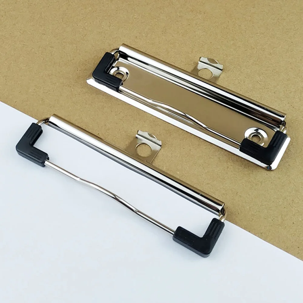 10 pcs Metal 10cm Board Clips Metal Binder WordPad Clips School Office New Spring Clip Accessory Stationery Notebook File Folder