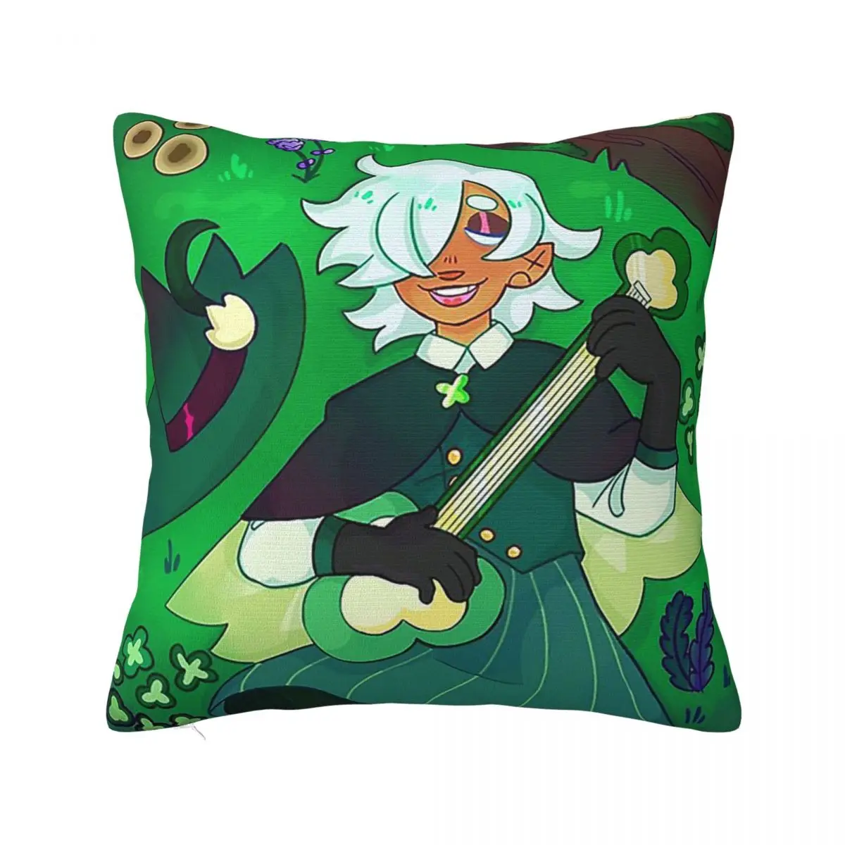 

1Cookie Run Kingdom Pillowcase Soft Polyester Cushion Cover Decoration Throw Pillow Case Cover Chair Zippered 40X40cm