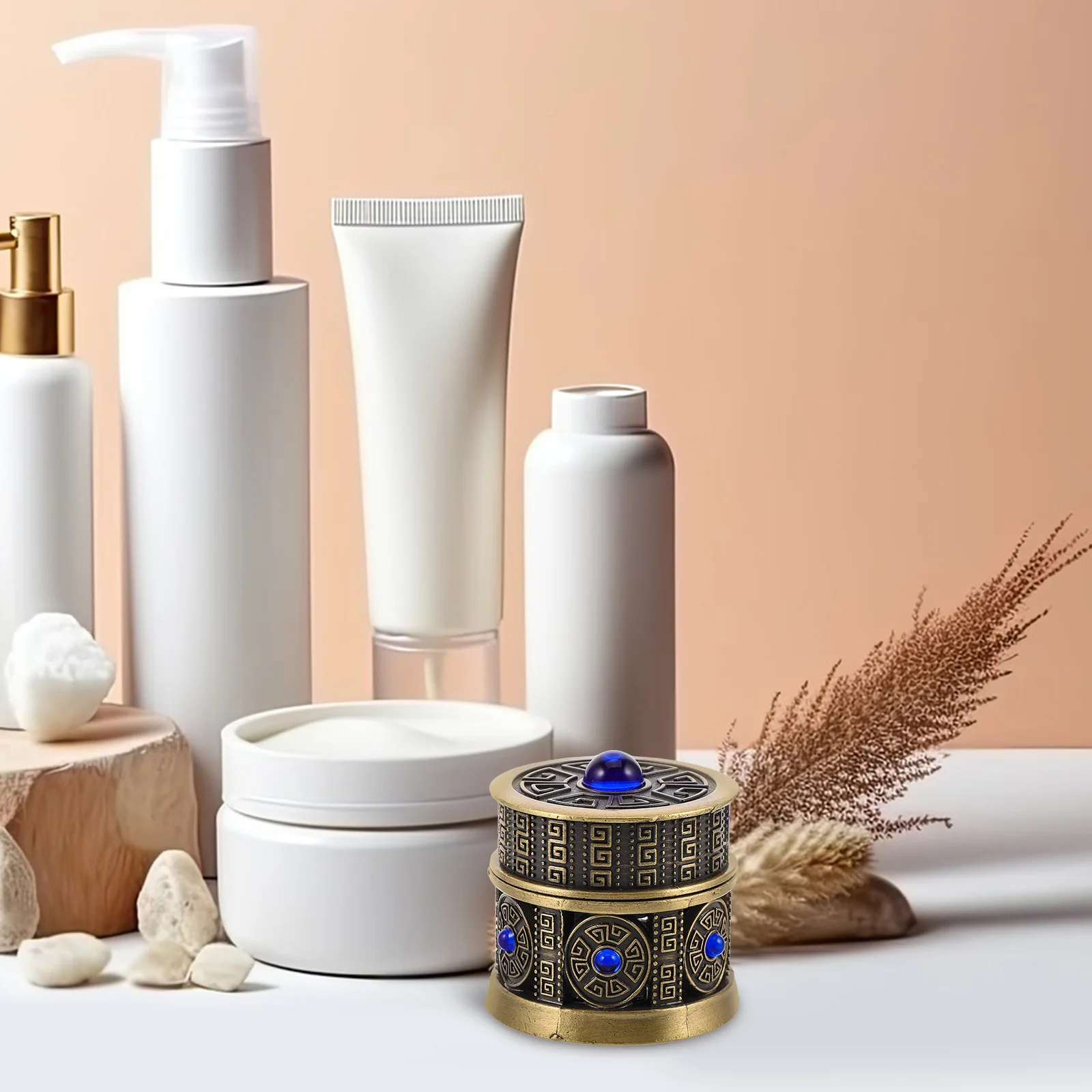 

Refillable Metal Glass Cream Jar Portable Travel Skincare Container Leak Proof Lotion Storage Small Jar