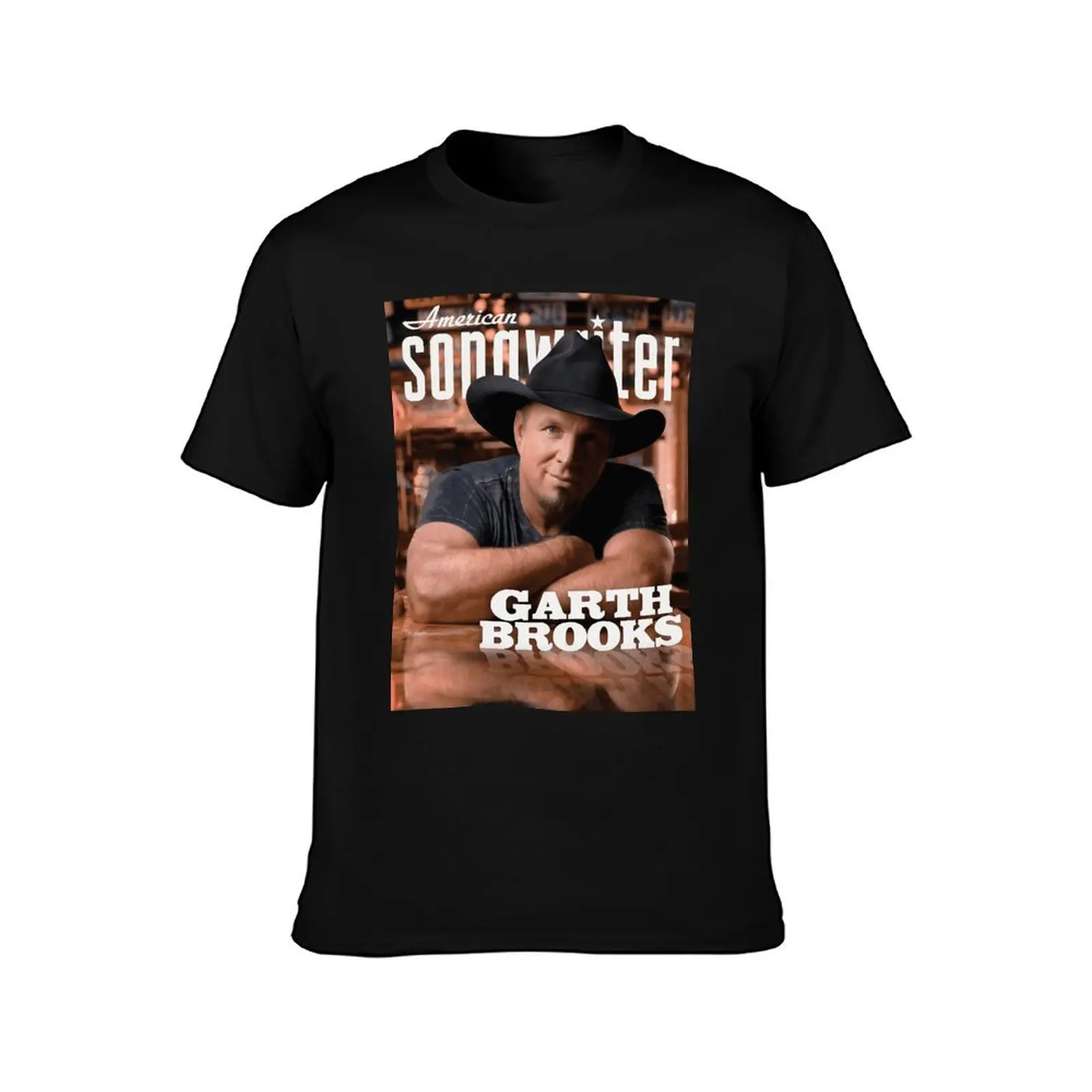 Graphic Garth Brooks American Music Country Fans Men Women T-Shirt Basic Casual Short Sleeve Cotton Shirt T-Shirt