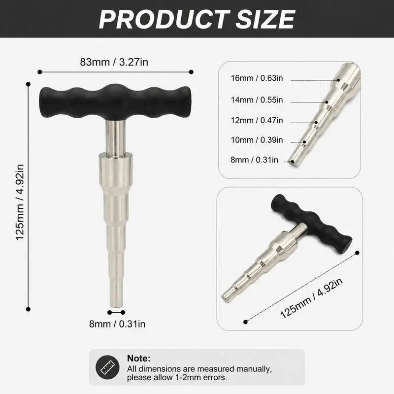 1Pcs Manual Pipe Expander For T Handle16-32mm For Repairing Household Appliances For PVC Aluminum Plastic Pipe view 6