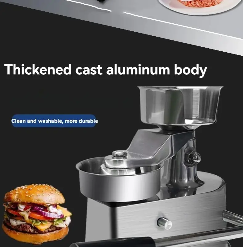 

Hamburger Press 100/130/150mm Manual Burger Maker Equitment Round Meat Shaping Hamburger Machine Forming Burger Patty Maker