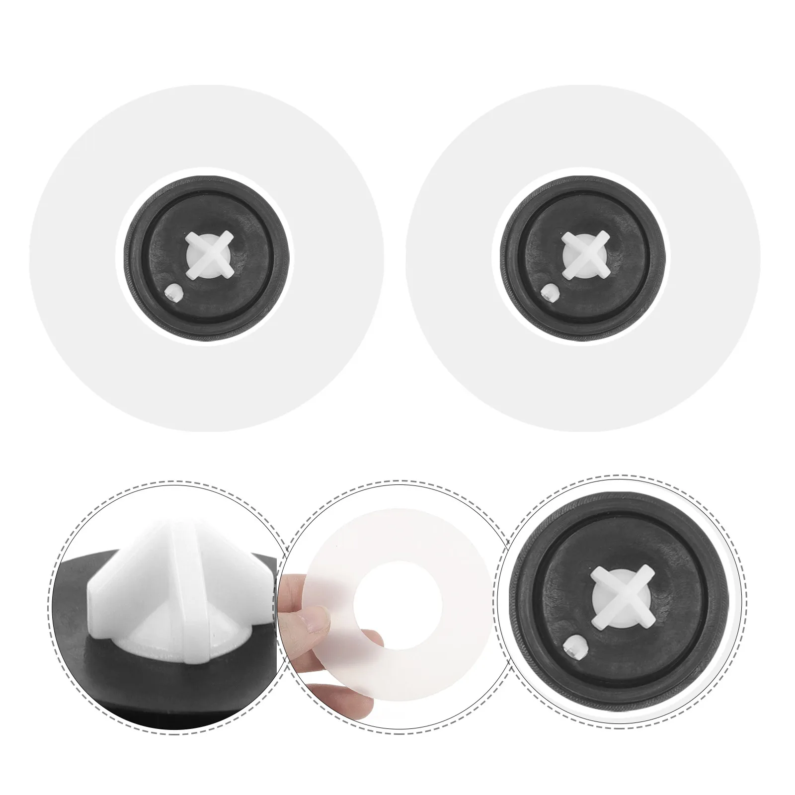 

1Set Toilet Float Valve Replacement Kit Rubber Diaphragm Washer Gasket for Side Inlet Fill Valve Sealing Drain Repair
