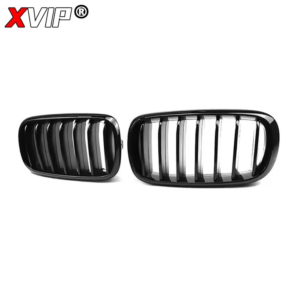 XVIP argento diamanti stile paraurti anteriore griglie renali per BMW X5 F15 X6 F16 2014-2019 X5M F85 X6M F86 griglia stile linea singola