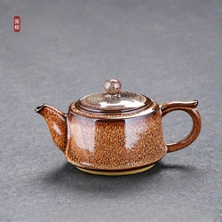 High Grade Ceramic Kung Fu Tea Set Side Handle Pot Small and Exquisite Brewing Teapot