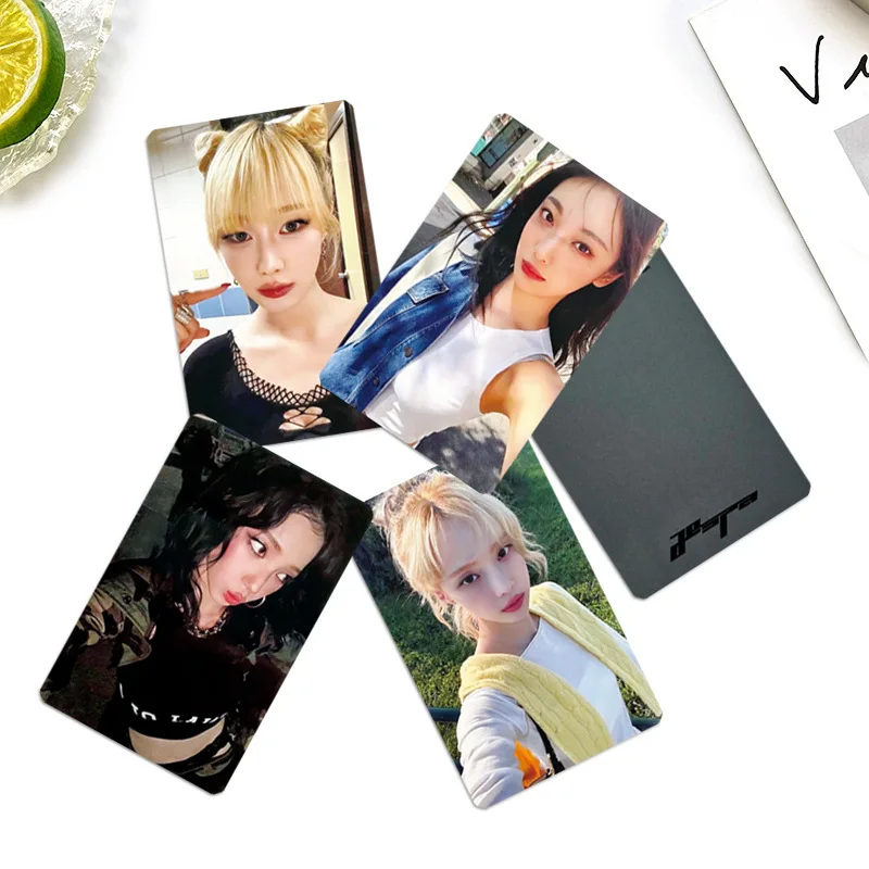 4Pcs/Set Idol New Series Whiplash Lomo Cards HD Printd Photocards High Quality Postcards WINTER NINGNING KARINA Fans Gifts