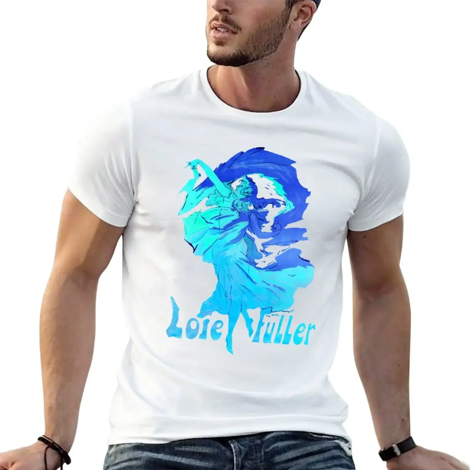 La Loie Fuller - 1920 dancer Priestess of Fire - Dancing in the flames T-Shirt plain aesthetic clothes men workout shirt