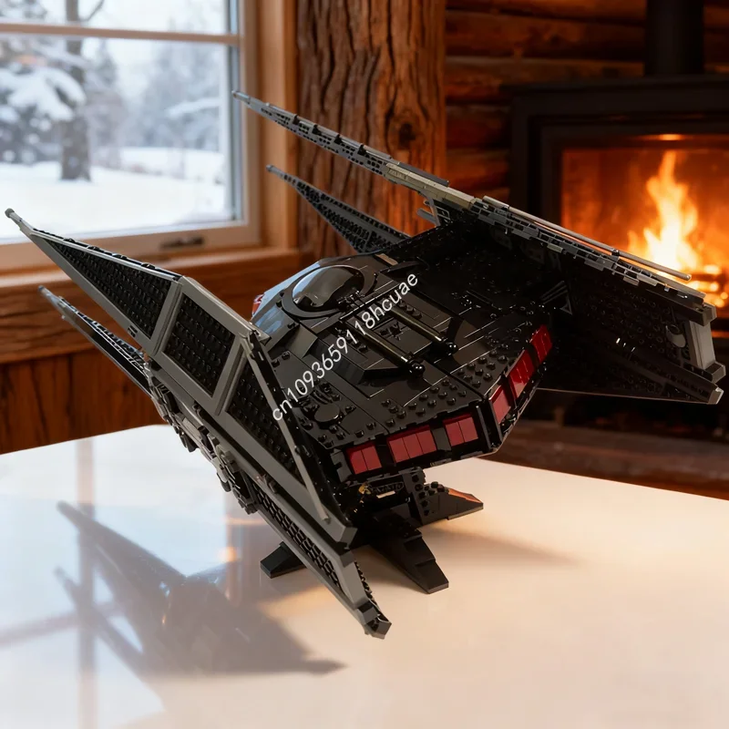 Набор для сборки модели MOC UCS TIE Star Battle из 1459 деталей, конструктор, развивающая игрушка, подарок на День рождения, для праздников