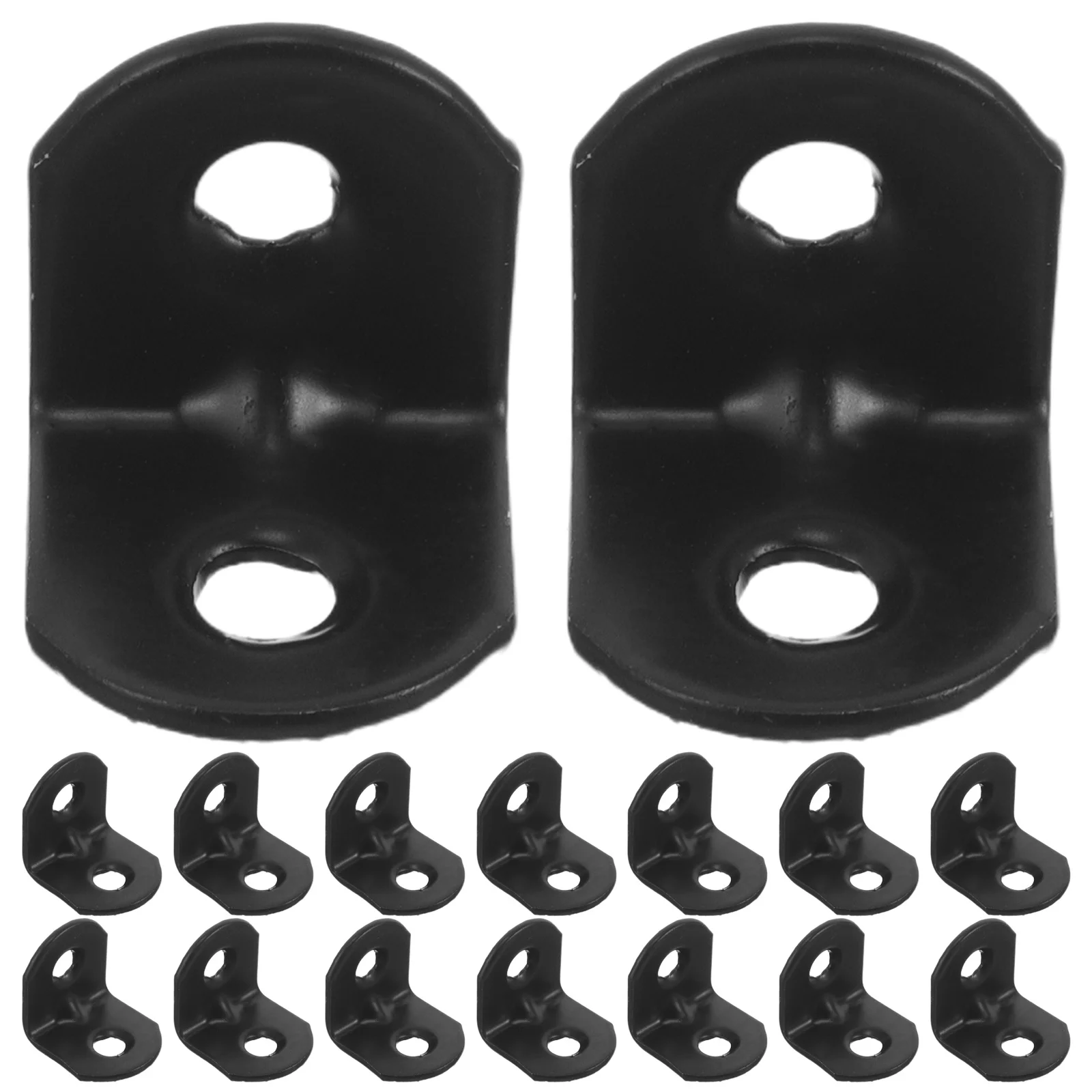 

100 шт. черные металлические железные кронштейны для тяжелых условий эксплуатации L-образный угловой разъем для поддержки полки для настенных стеллажей для домашнего офиса