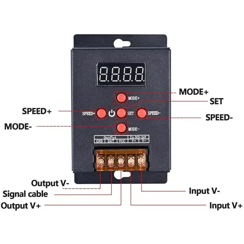 N96R 12V LED Strip Controller Led Dimmer Controller