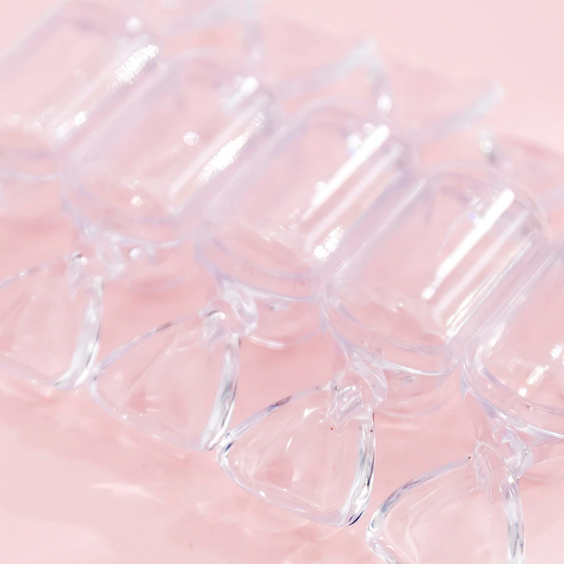 Teen Cute Girls Candy Shape PortableTransparent MakeUp Storage Box Mini Earrings Jewelry Bag Travel Storage Container Organizer