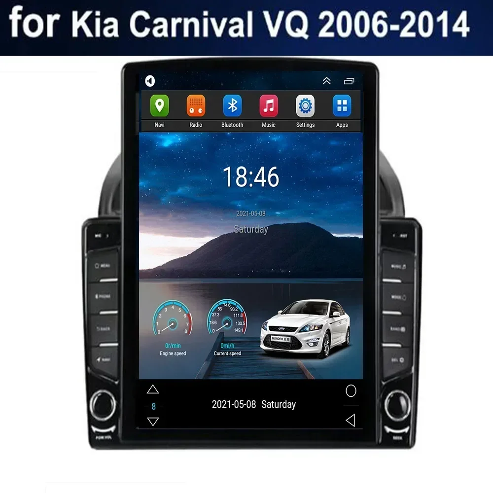 

Автомагнитола 2DIN на Android 13 для Kia Carnival VQ 2006-2014, мультимедийный видеоплеер с GPS, стерео, Carplay, DSP, RDS, камера