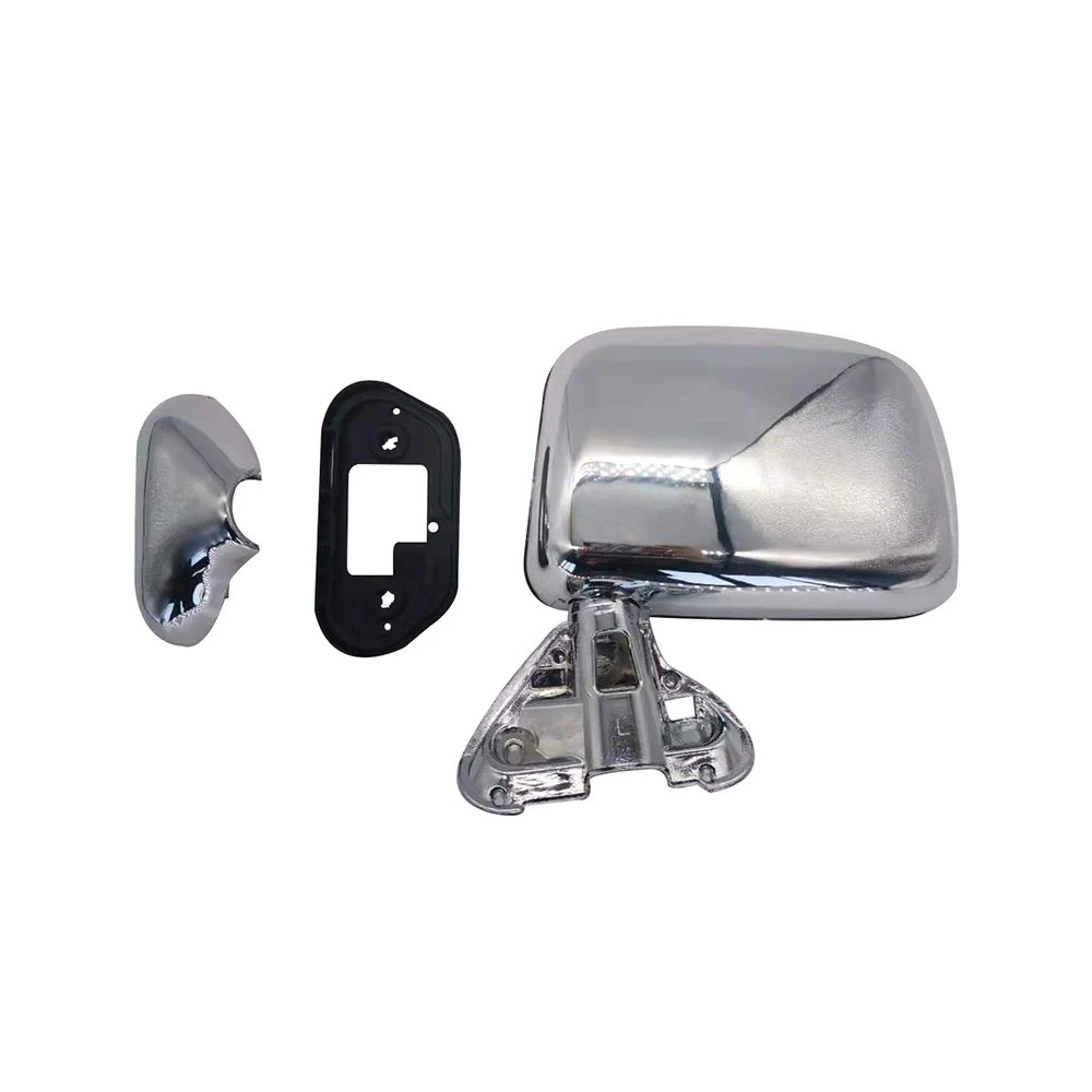 Applicatable To Toyota  Hilux Rn75 1987-1988 Auto Car Door Rear View Mirror Chrome Black