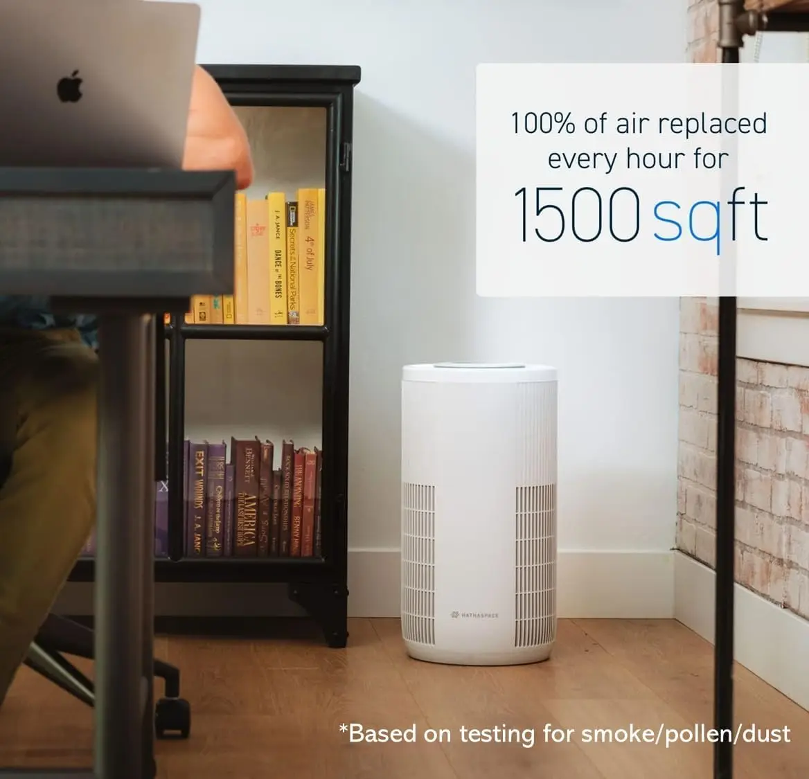 Smart Air Purifiers, Home HEPA Air Purifier, Travel Cleaner & Filter for Allergies, Smoke, Pets, Eliminator of 99.9%