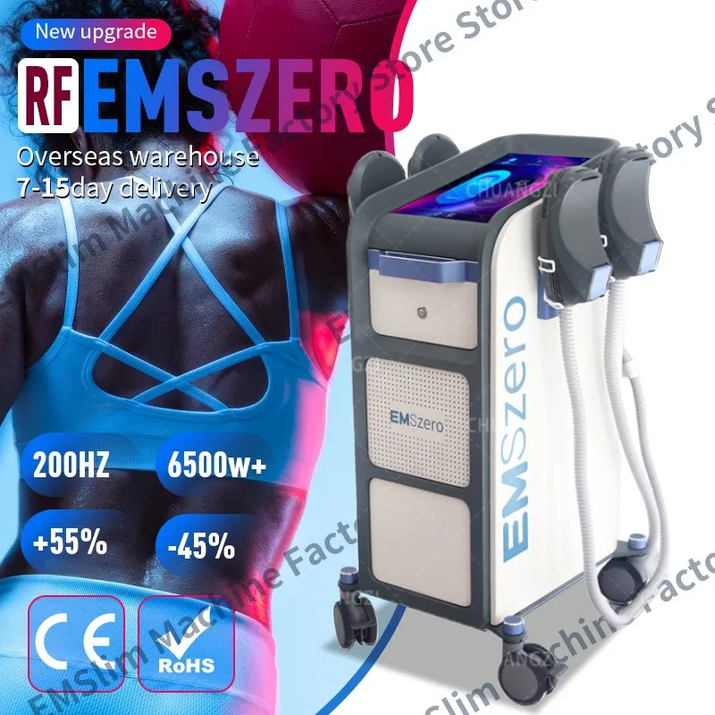 

2024 Nova Upgrade Portable 6500w 200Hz EMS Body Sculpting Machine Emszero NEO Hi-emt Body Contouring Device