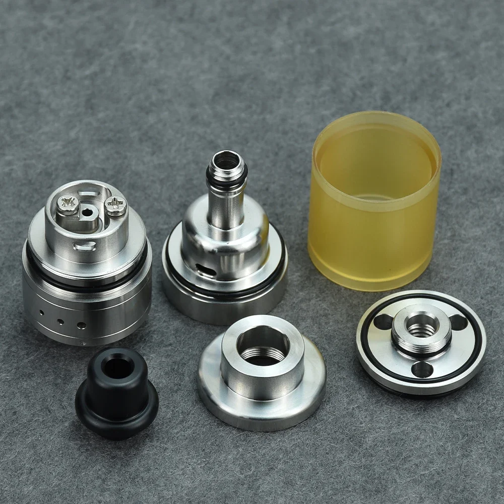 Luca Creation 4C Tank Style MTL RTA Atomizzatore Vape ricostruibile 3,0 ml Diametro 22 mm vs Kayfun x mtl rta