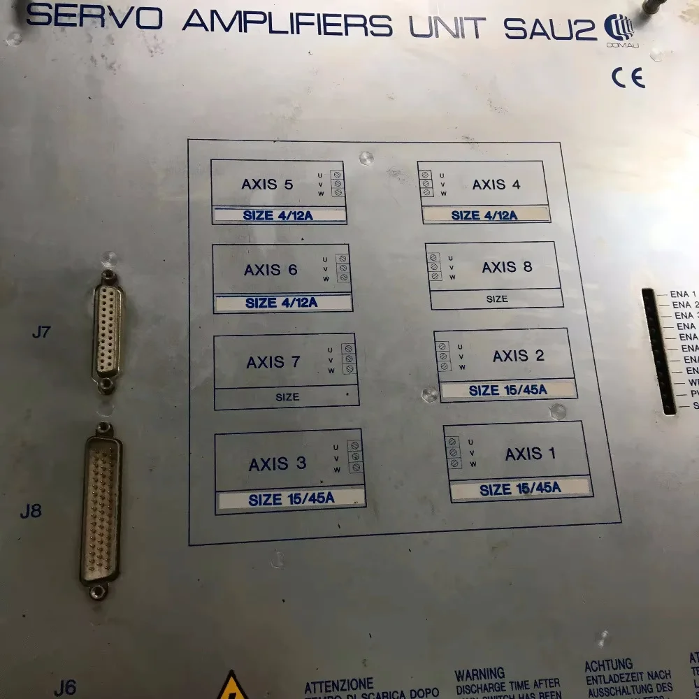 Comau Robot Servo Amplifiers Unit sau2 sav2-mod  Used In Good Condition