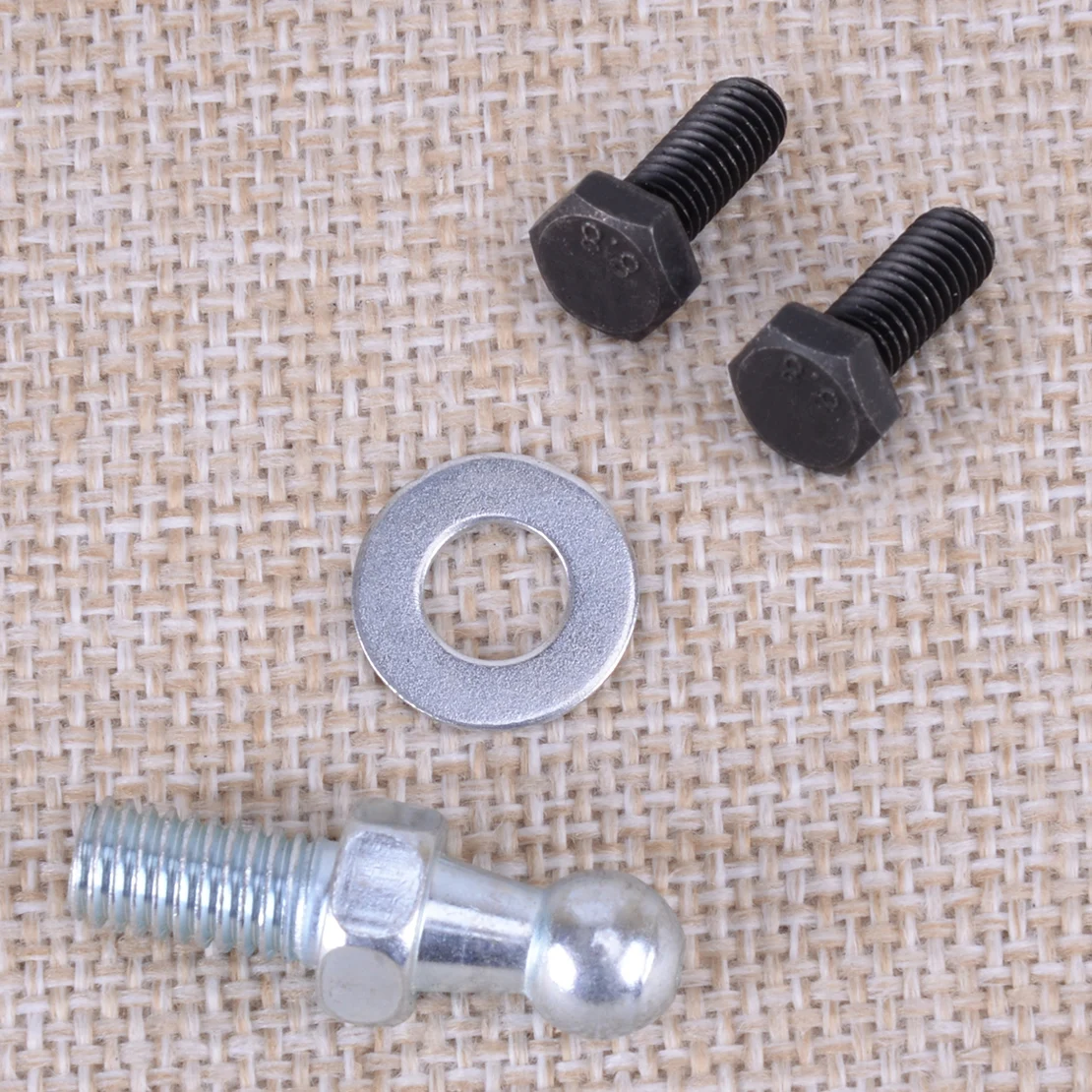 2 Sets Universal Car Auto Gas Strut End Mounting Bracket Support Ball Pin Stud Bolt Fitting for Car Bonnet Hood Tailgate