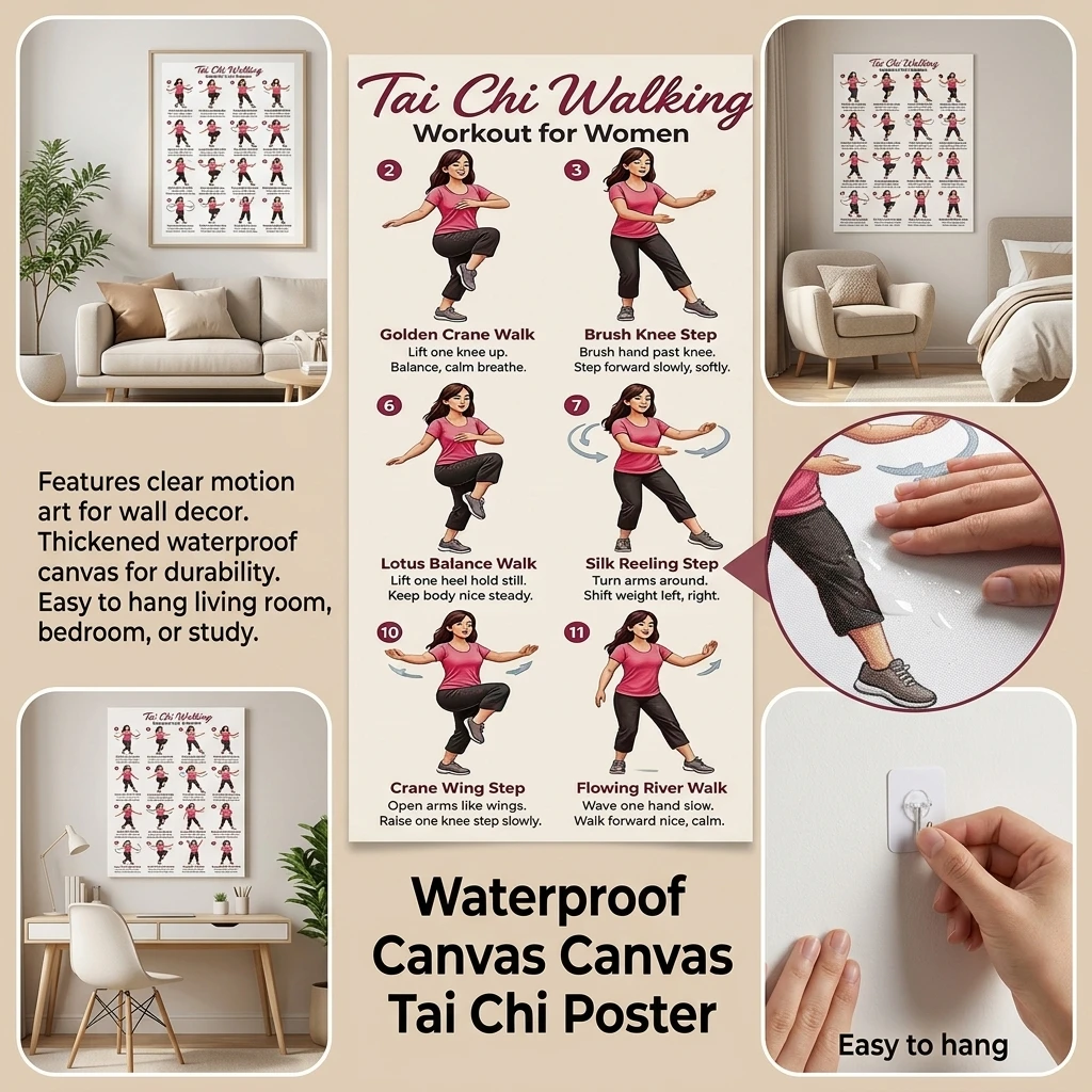1 stuk Tai Chi-trainingposter - Home Gym Guide recensie en prijs