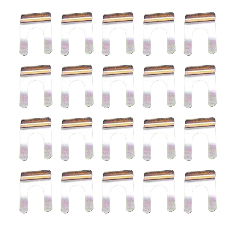 Pack Of 20 Metal Brake Line Clamps Brake Hose Retainers for Truck Applications DropShipping