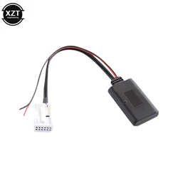 Sem fio bluetooth-módulo compatível aux-in áudio mp3 música adaptador 12pin conector para vw para skoda para volkswagen rcd510 rcd3