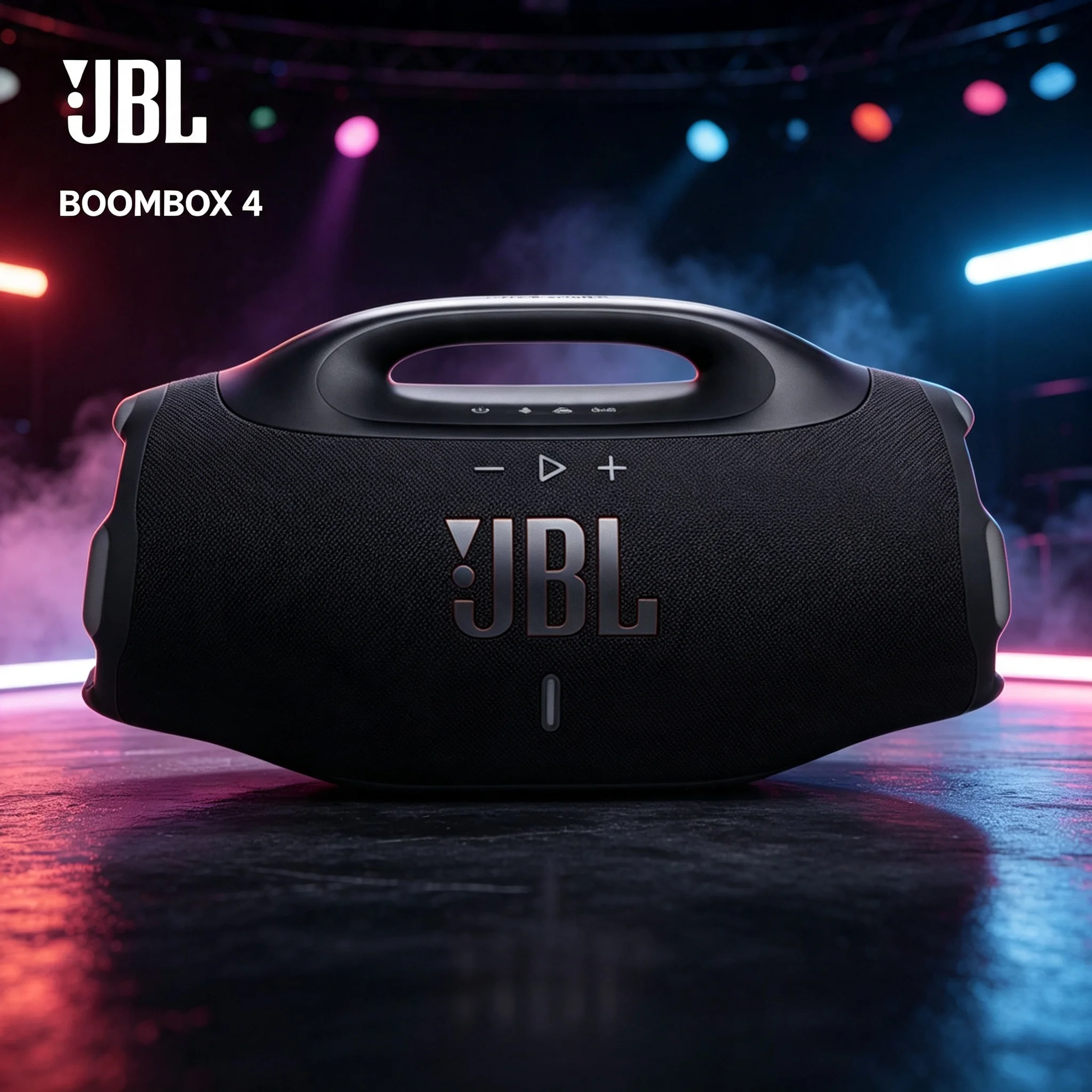 JBL BOOMBOX 4 Durable Wireless Speaker IP68 Dustproof 34H Playtime AI Sound Boost for Beach Camping Backyard Party Activity