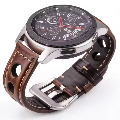 Cowhide Watch Strap Bracelet Vintage Genuine Leather 20mm 22mm 24mm Watchband Women Men Fashion Watch Band Belt With Pin Buckle - Image 3