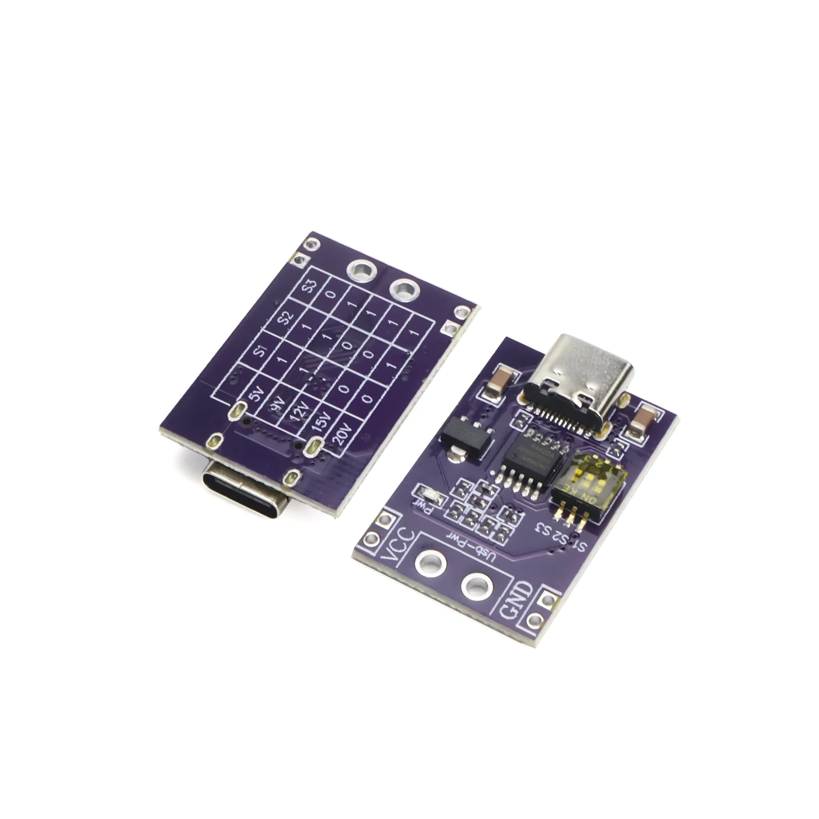 CH224K Fast Charge Trigger Type-C PD QC AFC Fixed Voltage Output Module 5V 9V 12V 15V 20V USB-C Charger Solar Phone