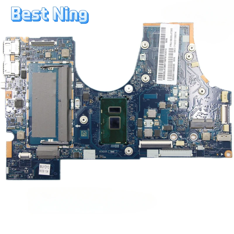 

For Lenovo Yoga 710-14ISK Laptop Motherboard LA-D471P Mainboard with I7-6500U CPU UMA Tested Ok