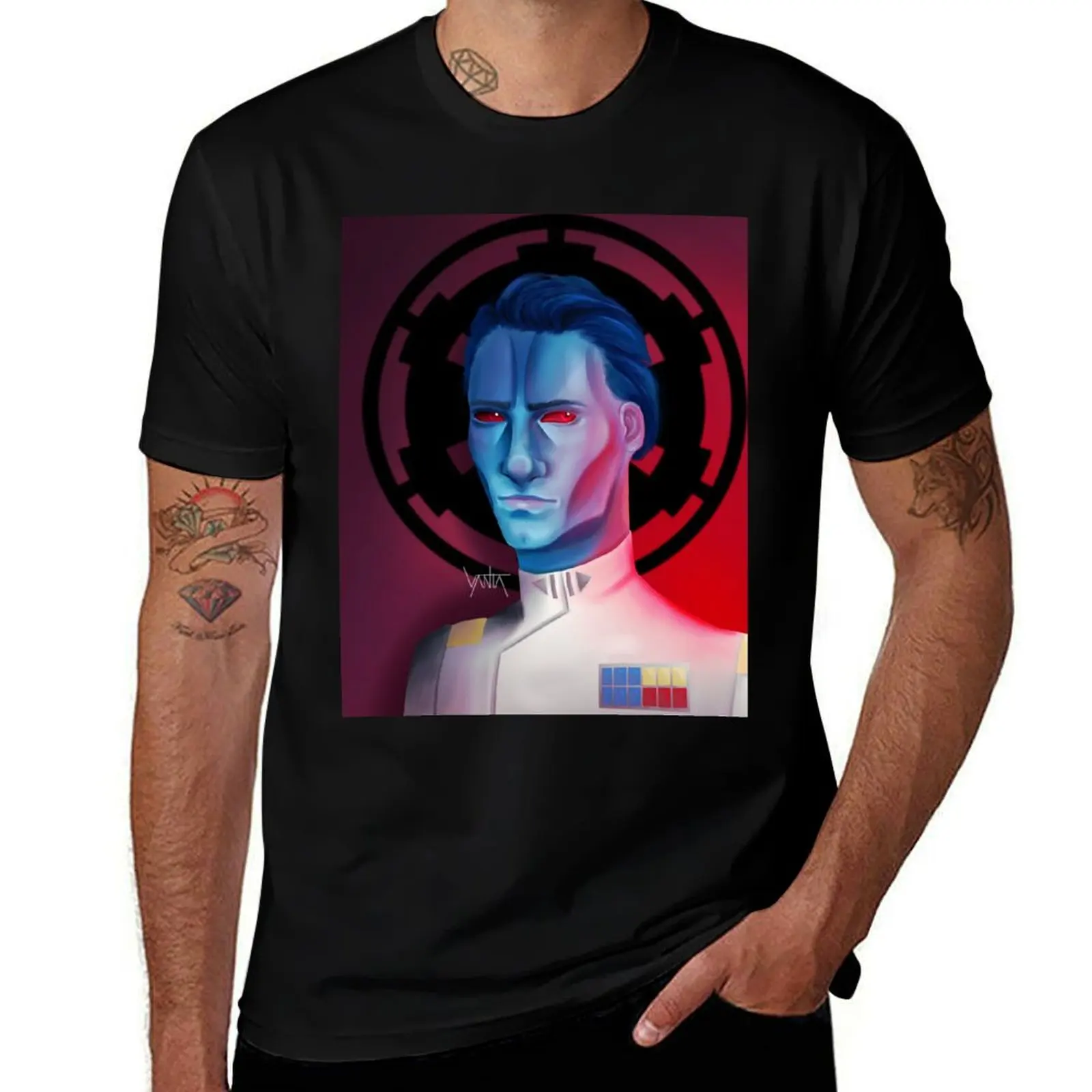 

Футболки Admiral, летние забавные дизайнерские футболки Thrawn для рубашки, мужские рубашки с графикой Grand