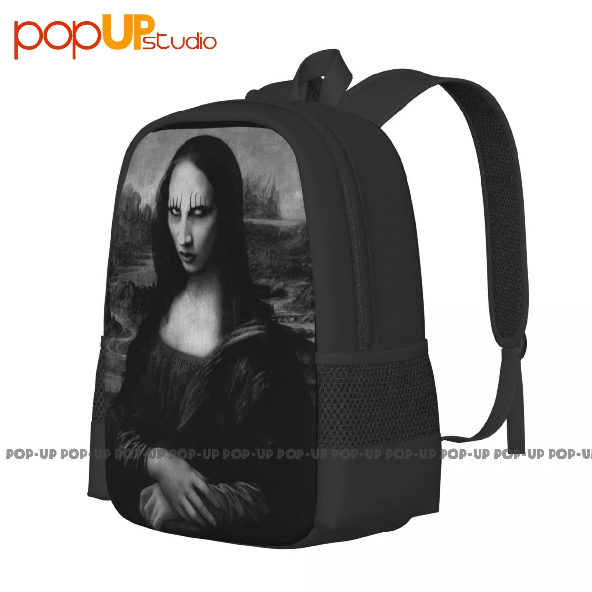 Mona Manson - Rock Marilyn Manson Mona Lisa Backpack Large Capacity Bookbag Softback Storage Bag Large Capacity