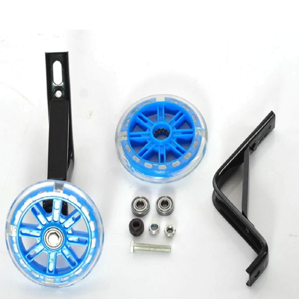 

Auxiliary Wheels For 20 Inch Bike Stabilizer Protection Training Wheel Universal Fit Cycling Safety Support Blue 14
