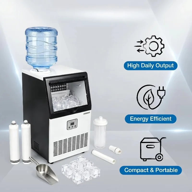 Airo Ice Making Machine 50kg Ice Maker Machine De Hielo Industrial Ice Machine Maquina De Gelo  Block Making