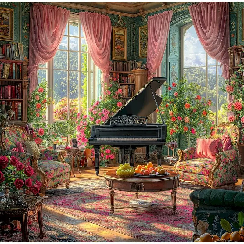 

GATYZTORY Diamond Painting House Landscape Kit DIY Diamond Mosaic Dwarf Acrylic Craft Supplies Embroidery Unique Gifts